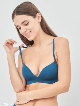 Бюстгальтер без косточек бесшовный brabrabra 015С 65B Аквамарин (6907207995464)