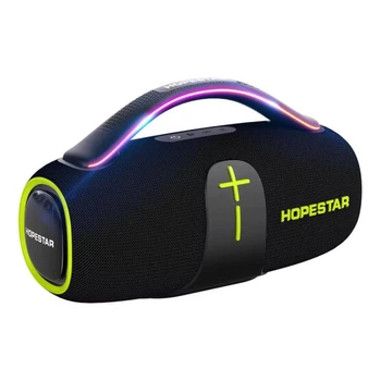 Портативна колонка Bluetooth HOPESTAR H85 RGB 70W, 8800mAh Чорна