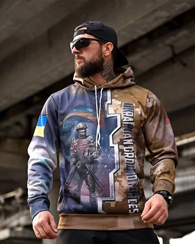 Худі на флісі Saint Ground Force піксель розмір 2XL