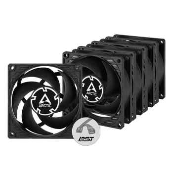 Вентилятор Arctic P8 PWM PST (5-Fan Pack) Black (ACFAN00154A)