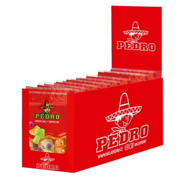 Упаковка Жевательные конфеты Тропічний Мікс PEDRO 80 г х 20 шт