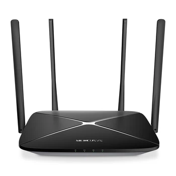 Роутер Mercusys AC12G, AC1300, Gigabit, IPTV, MU-MIMO, WPA3, Beamforming, EasyMesh, 2.4G, 5G, 12V, 1A, 4x5dBi, UA UCRF