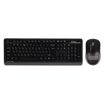 Комплект (клавіатура та миша) A4Tech Fstyler FG1010, 2.4G, Black/Grey