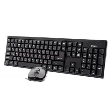 Комплект Sven Standard 310 combo (клавіатура+миша) black, USB