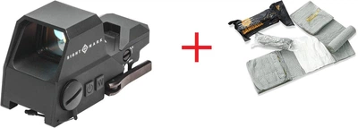 Коллиматорный прицел Sightmark Ultra Shot M-Spec NV на Weaver быстросъемный + ПОДАРОК Бандаж Кровоостанавливающий Израильский EVERLIT