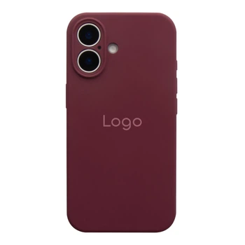 Чохол Silicone Case Full Size with Frame AppleiPhone17 панель-накладка для телефону айфон 17 Plum