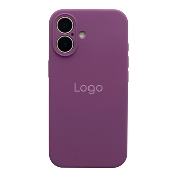 Чохол Silicone Case Full Size with Frame AppleiPhone17 панель-накладка для телефону айфон 17 Grape