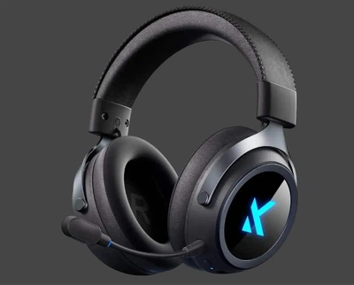 Наушники MCHOSE X9 Black Беспроводная Игровая Гарнитура, Радиоканал/Bluetooth/3.5мм. Съемный Микрофон, RGB Подсветка, Обьемный звук 7.1, Автономная робота 250 Часов