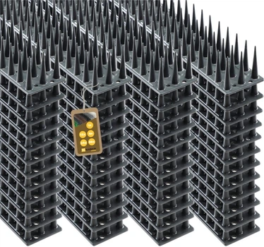 Шипи для відлякування птахів Kadax Arcas Антрацитові 48 шт. (K7622)