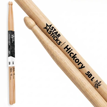 Барабанные палочки StarSticks 5B Long Hickory (Американский орех) — удлиненные 425 мм