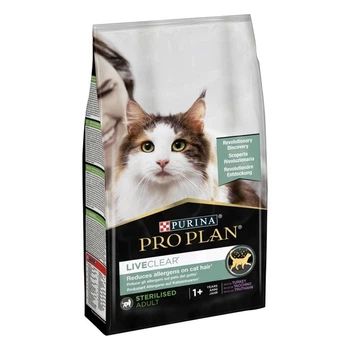 Сухий корм Purina Pro Plan Veterinary Diets LiveClear Sterilised Turkey Сухий корм з індичкою для стерилізованих котів 1,4 кг (7613287232564)