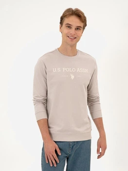 Світшот чоловічий U.S. Polo Assn G081SZ082-000-2303161(Taş) XL Бежевий (8683859425587)