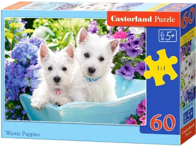 Пазли Castorland Цуценята Вест-тер'єра 60 ел (B-066100)