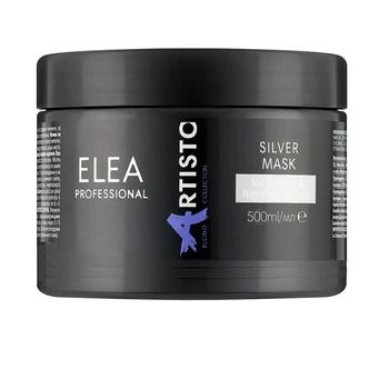 Маска Elea Professional ARTISTO Blond Collection Silver для нейтрализации желтых оттенков на светлых волосах, 500 мл
