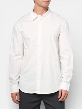 Рубашка хлопковая мужская Armani Exchange 841198717 M Белая (1159851417)