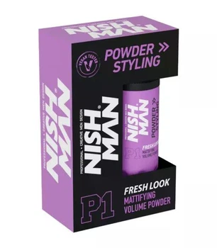 Пудра для создания объёма матовая P1 Fresh Look Nishman