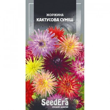 Насіння квітів Жоржина Кактусова суміш 0,1г