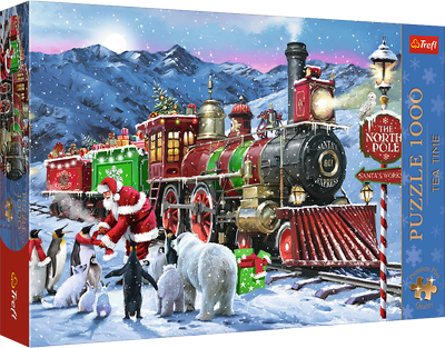 Пазл Trefl XMAS Premium Plus Різдвяний експрес 1000 елементів 12097 (5900511120974)