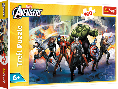 Puzzle Trefl Marvel Supermoce 160 elementów 15428 (5900511154283)