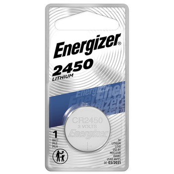 Батарейки літієві Energizer CR2450, 3 В, 2 шт