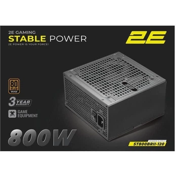 Блок питания 2E GAMING Stable Power Pro ATX3.1 GEN5.0 (2E-ST800BRII-120)