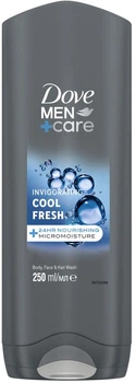 Гель для душу Dove Men+Care Прохолодна свіжість 250 мл (8710908317361)