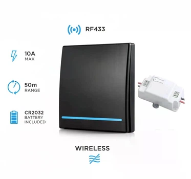 Комплект бездротового вимикача з реле Smartul RB1 RF433