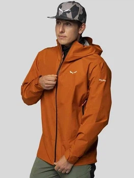 Мембрана куртка Salewa Puez GTX Paclite Aqua 28615-4531 на технології Gore-tex помаранчева розмір S