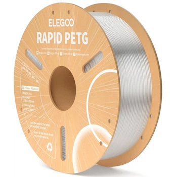 Філамент ELEGOO RAPID PETG Transparent 1 KG 1.75mm, 1kg (50.203.0315)