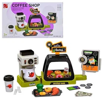 Игровой набор детский Кофейня 41 элемент со сладостями (668-142)