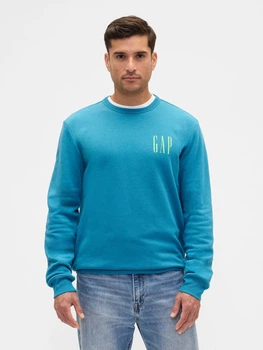 Свитшот на флисе мужской GAP 685748840 XL Бирюзовый (1159851475)
