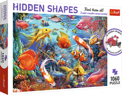 Пазл Trefl Приховані фігури Підводне життя 1000 елементів 10676 (5900511106763)