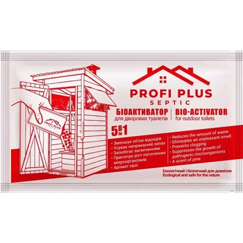 Біоактиватор для вуличних туалетів Profi Plus 25 г (пакетик) порошок