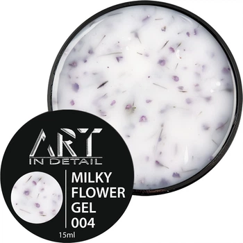 Гель для нарощування нігтів ART Builder Gel Milky Flower №004 15 мл