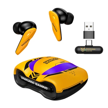Игровые TWS наушники ONIKUMA TX616I - Bluetooth 5.4, 2.4G, Type-C, ENC, для ПК, PS4, PS5, телефона