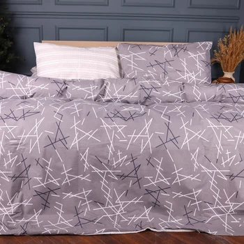Комплект постельного белья MirSon Ranforce Elite 17-0906 Scandi Lines 160 x 220 см (2200012434383)