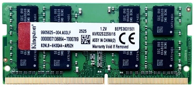 Оперативная память Kingston ValueRam SODIMM DDR4 16Gb 3200Mhz (KVR32S22S8/16)
