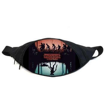 Сумка бананка Дуже дивні справи Stranger Things 010 Gear Bag чорна