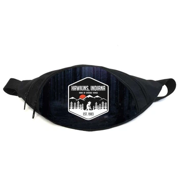 Поясная сумка бананка Очень странные дела Stranger Things 05 Gear Bag черная
