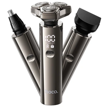 Электробритва Hoco HP36 3in1 Shaver & Trimmer 600 mAh Metal gray