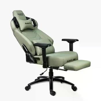 Премиальное геймерское кресло Virgo Audetis AMG Olive Green, эргономичное кресло для гейминга
