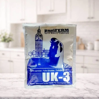 Спиртовые турбо-дрожжи Puriferm UK-3 для быстрого брожения, 112 г
