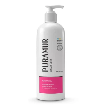 Шампунь PURAMUR Antibacterial Protection з хлоргексидином 1000 мл