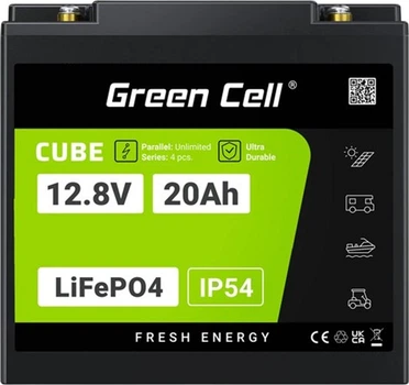 Акумуляторна батарея Green Cell LiFePO4 12.8V 20Ah (LFPGC12V20AH)