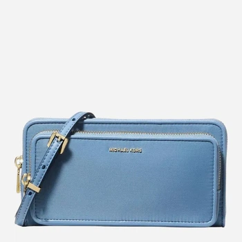Сумка кросс-боди через плечо женская маленькая Michael Kors Jet Set 651684901 Голубая (1159851579)