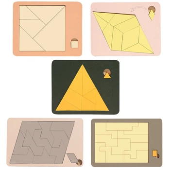 Детская интерактивная головоломка Ummi Wooden Puzzle Random Application