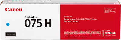 Тонер-картридж Canon 075 H C Cyan (CANL075HC)