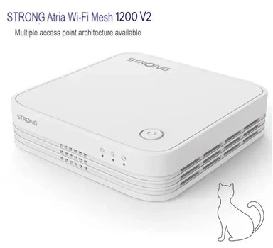 STRONG ATRIA Wi-Fi Mesh Extender 1200 ADD V2| Гігабітний маршрутизатор - WiFi 6 Mesh продовжувач покриття + 150 м²