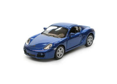 Машинка Kinsmart Porsche Cayman S 1:34 синя KT5307W
