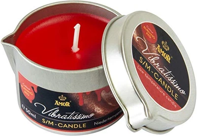 Масажна свічка Amor Vibratissimo Burning Red 50 мл